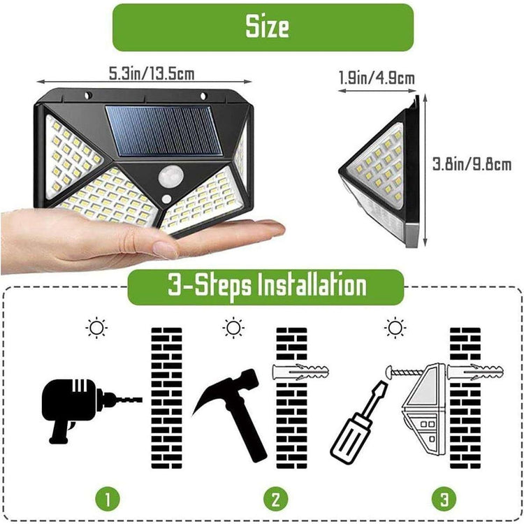 100 Waterproof LED Solar Fairy Light Outdoor with 8 Lighting Modes for Home,Garden and Decoration (4 pack) - Magdasmall