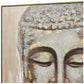 100X100cm Mystic Mettle Dark Wood Framed Canvas Wall Art - Magdasmall