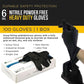 100x Nitrile Black Industrial Mechanic Tattoo Food Disposable Gloves Large - Magdasmall
