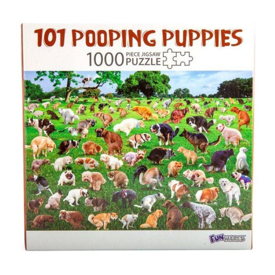 101 Pooping Puppies 1000 pc Jigsaw Puzzle - Magdasmall