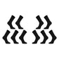 10X Rexy 3D Seamless Crew Socks Medium Slim Breathable BLACK - Magdasmall
