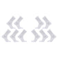 10X Rexy 3D Seamless Crew Socks Medium Slim Breathable WHITE - Magdasmall