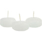 10 Pack of 6 Hour White Floating Candles - 5.8cm diameter - wedding party decoration - Magdasmall