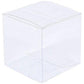 10 Piece Pack -PVC Clear See Through Plastic 15cm Square Cube Box - Large Bomboniere Product Exhibition Gift - Magdasmall