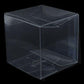 10 Piece Pack -PVC Clear See Through Plastic 15cm Square Cube Box - Large Bomboniere Product Exhibition Gift - Magdasmall