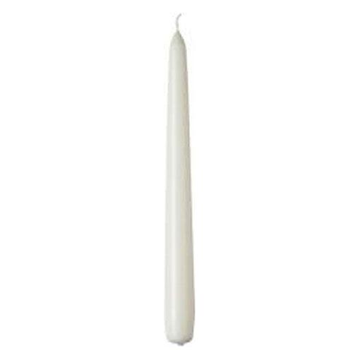10 pack white wax 20cm taper church house vigil candleabra candle 2CM WIDE - Magdasmall