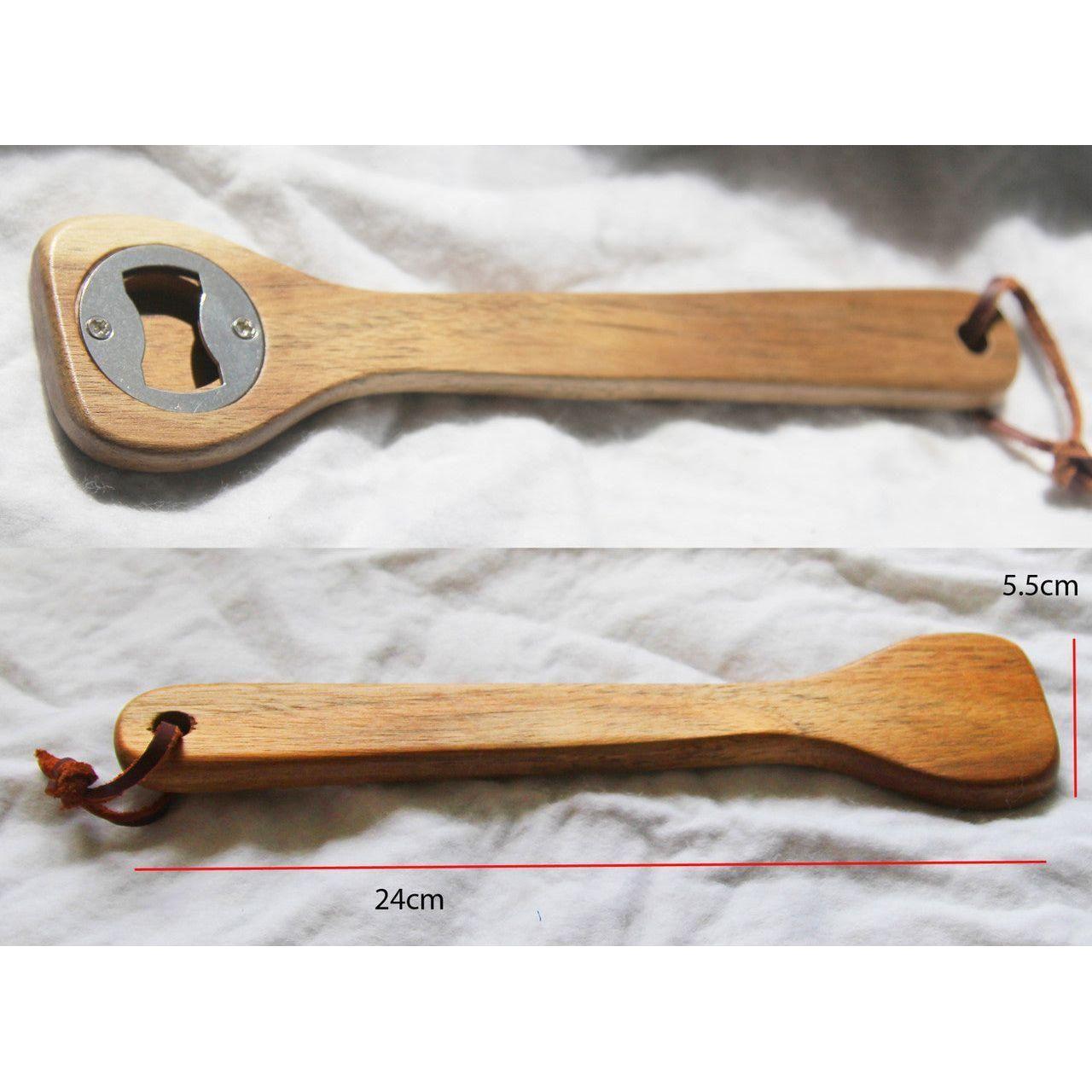 10 x Wooden Spoon Bottle Opener Kitchen Foodie BBQ Last Bottom Place Sport Loser Award Gift - Magdasmall