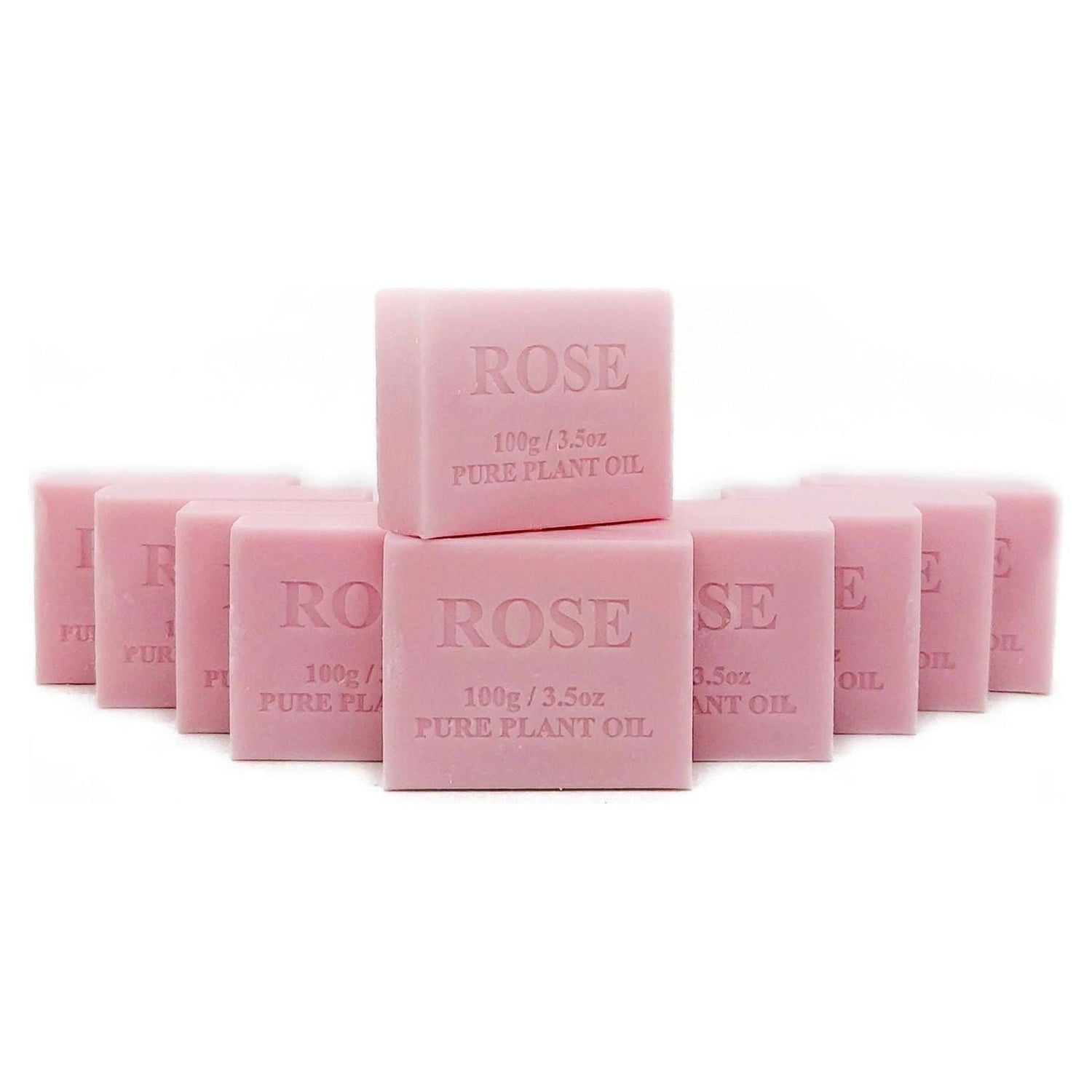 10x 100g Plant Oil Soap Rose Scent Pure Natural Vegetable Base Bar Australian - Magdasmall