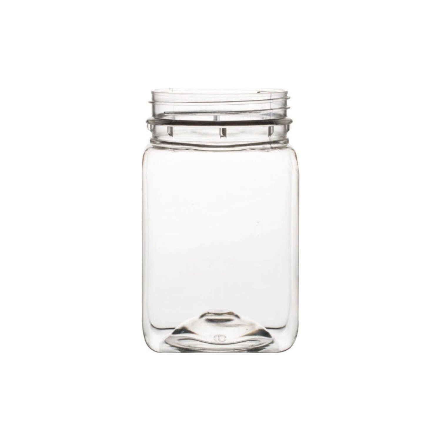 10x 250g Plastic Honey Jars + Lids - Square Clear Food Grade Packaging Containers - Magdasmall