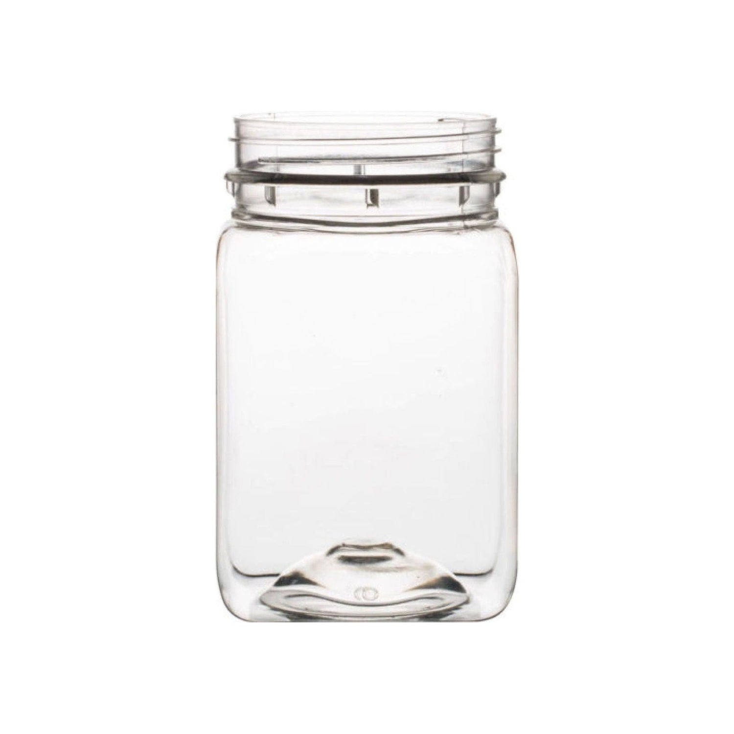 10x 500g Plastic Honey Jars + Lids - Square Clear Food Grade Packaging Containers - Magdasmall