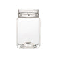 10x 500g Plastic Honey Jars + Lids - Square Clear Food Grade Packaging Containers - Magdasmall