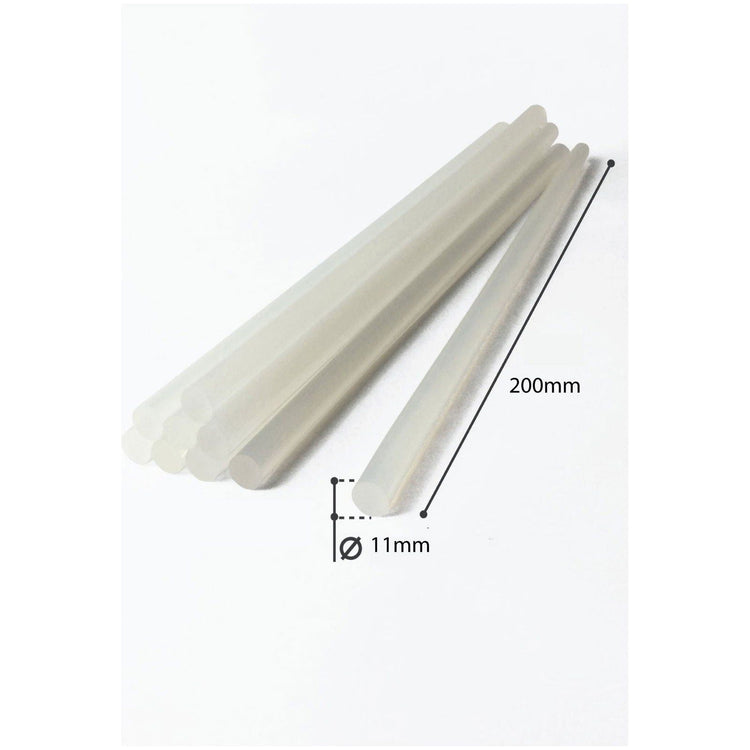 10x Hot Melt Glue Sticks 200mmx11mm Clear 40w Gun Craft Stick Adhesive - Magdasmall