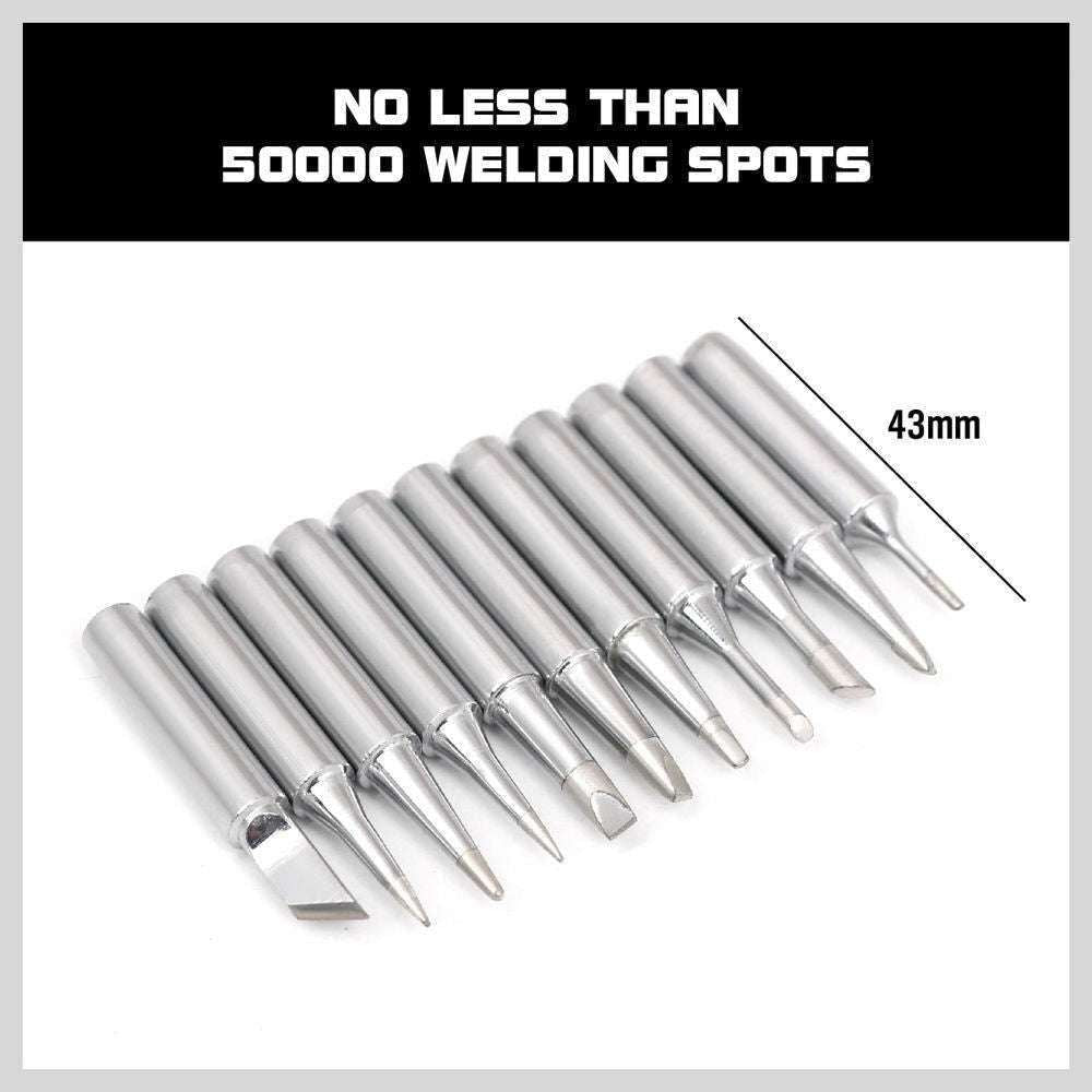 11Pc Soldering Iron Tips Solder Rework Lead Free Hakko Soldering Station AU - Magdasmall