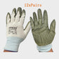 12Pairs Cotton Gloves Work Safety Glove Thick Heavy Seamless Heavy Duty Warehouse - Magdasmall