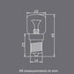 12V 12W E14 Light Bulb Replacement Globe -Himalayan Salt Lamp Switch Accessories - Magdasmall
