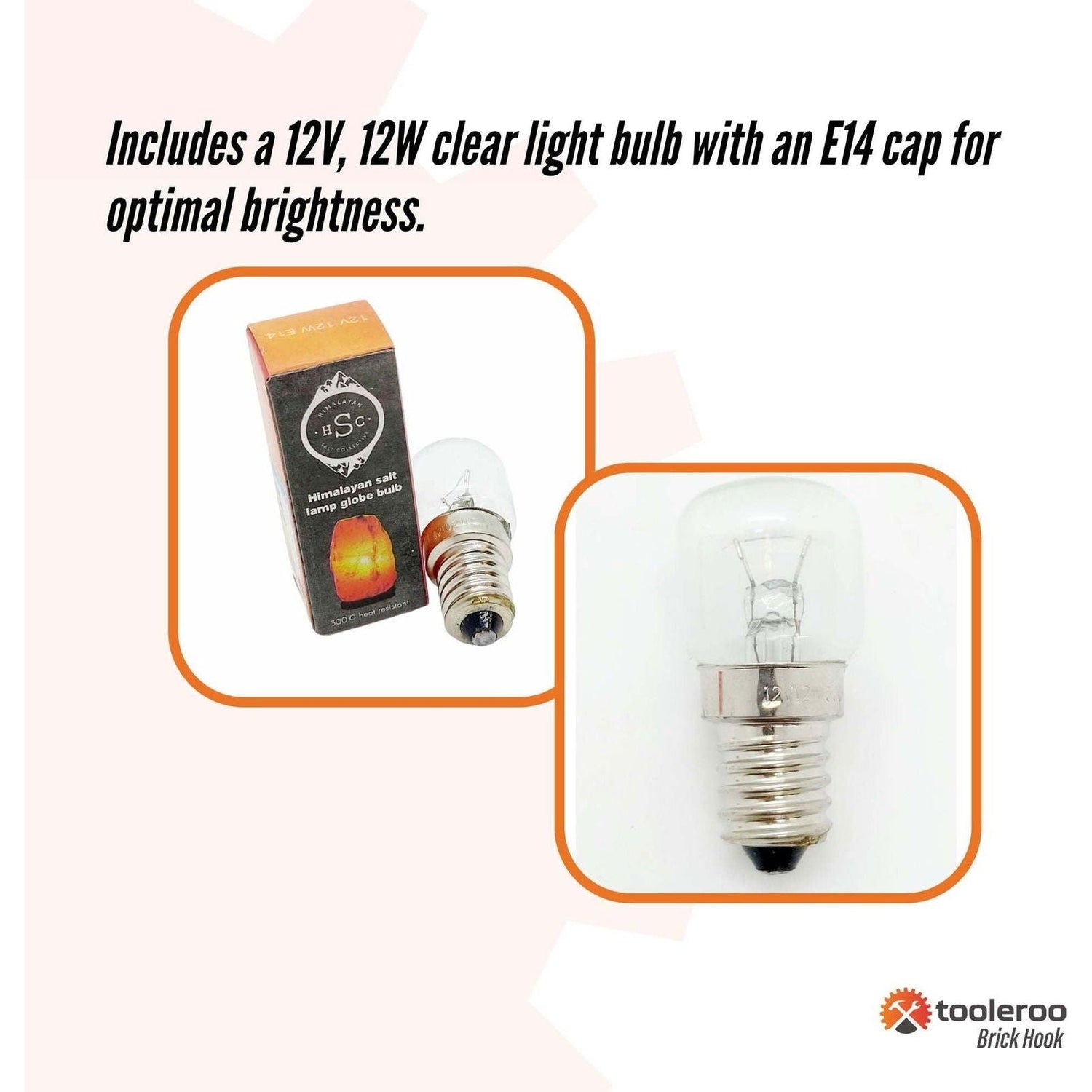 12V 12W Light Bulb On/Off Switch for Himalayan Salt Lamp Replacement Accessories - Magdasmall