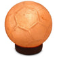 12V 12W Soccer Himalayan Pink Salt Lamp Carved Ball Rock Crystal Light Bulb On/Off - Magdasmall