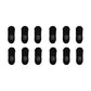 12X Rexy Cushion No Show Ankle Socks Large Non-Slip Breathable BLACK - Magdasmall