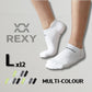 12X Rexy Seamless Sport Sneakers Socks Large Non-Slip Heel Tab MULTI COLOUR - Magdasmall