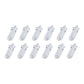 12X Rexy Seamless Sport Sneakers Socks Medium Non-Slip Heel Tab WHITE - Magdasmall