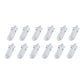12X Rexy Seamless Sport Sneakers Socks Small Non-Slip Heel Tab WHITE - Magdasmall