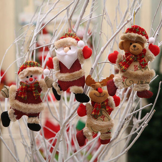 12pcs Dancing pendant bear for Christmas tree - Magdasmall