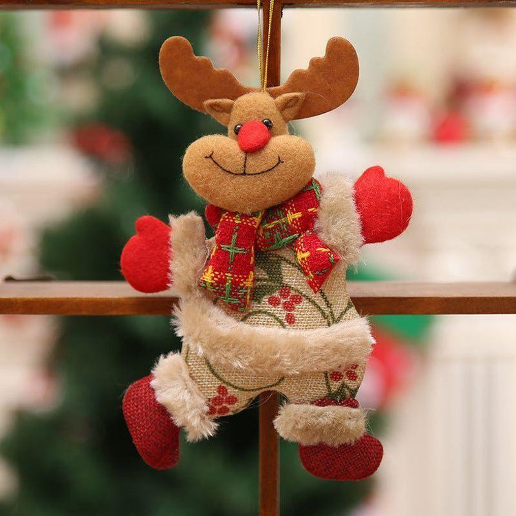 12pcs Dancing pendant elk for Christmas tree - Magdasmall