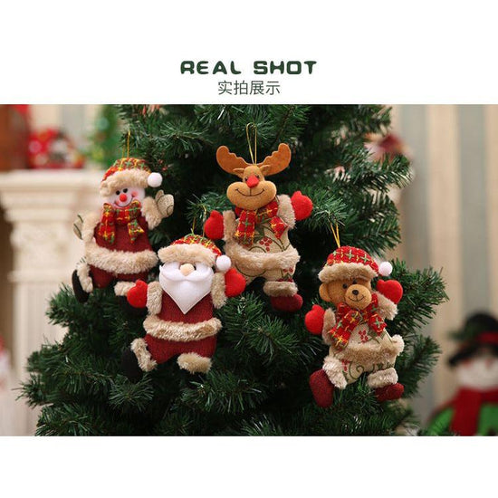 12pcs Dancing pendant snowman for Christmas tree - Magdasmall