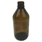 12x 600ml Amber Glass Bottle Cosmetic Essential Oil General Purpose Storage - Magdasmall