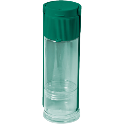 12x Ribbed Portable Pet Bottle in Emerald - Magdasmall