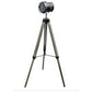 139cm Nautical Tripod Floor Lamp w Steel Grey Lamp Head Searchlight Spot Light Modern - Magdasmall