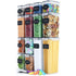 14 Pieces Airtight Food Storage and BPA Free Plastic with Easy Lock Black Lids Labels for Kitchen - Magdasmall