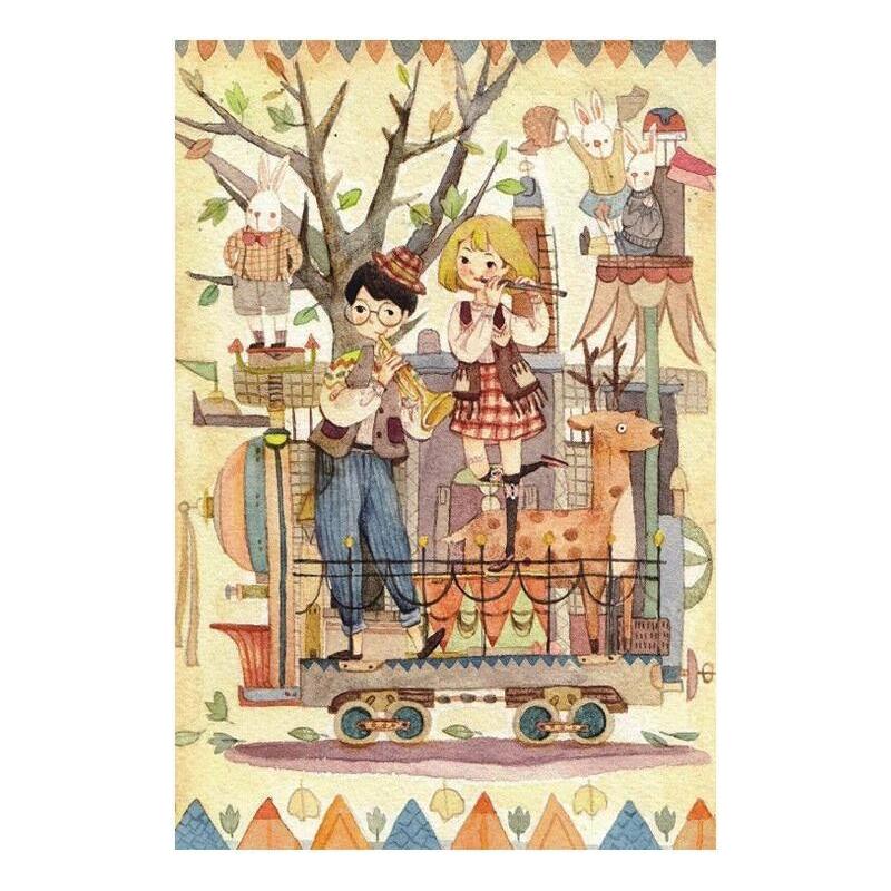150-Piece Miniature Art Puzzle in Tube - Collectible Portable Puzzle for Art Lovers 10*15cm - Magdasmall