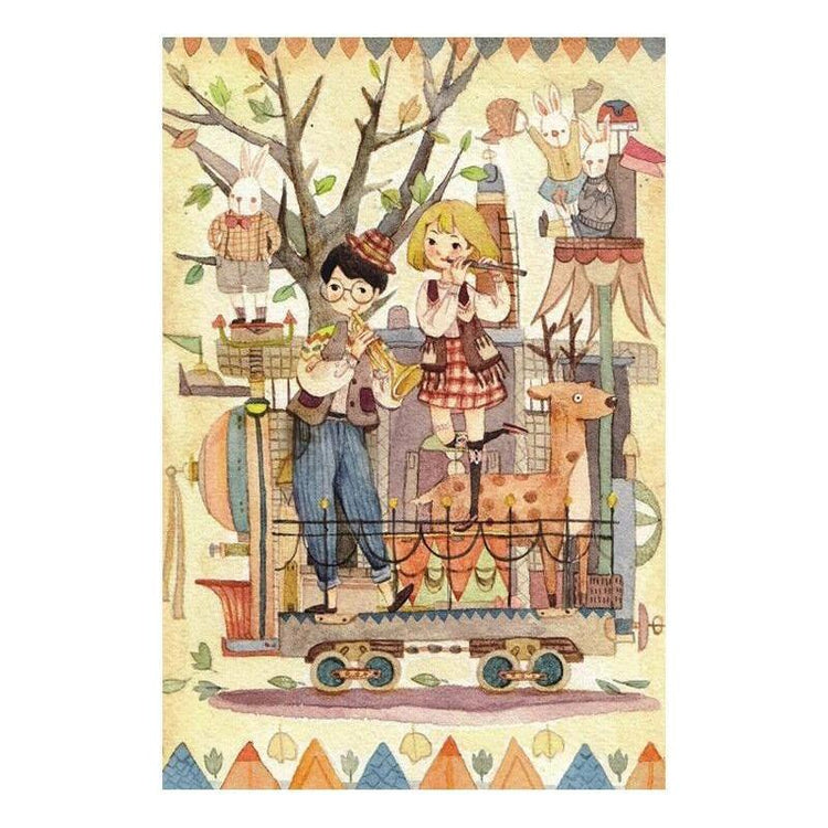 150-Piece Miniature Art Puzzle in Tube - Collectible Portable Puzzle for Art Lovers 10*15cm - Magdasmall