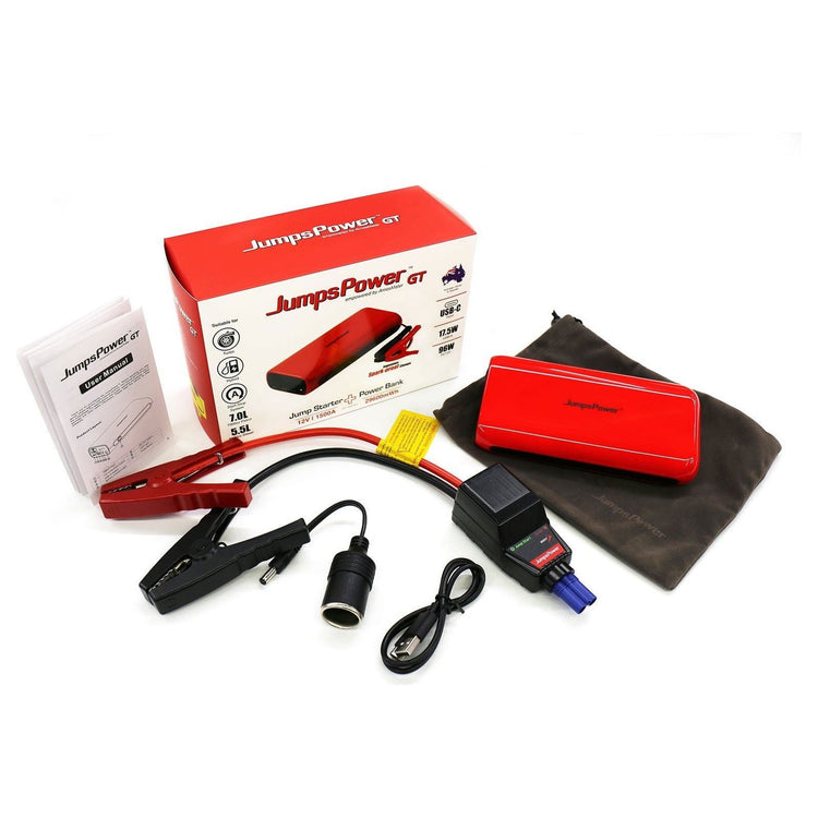 1500A JumpsPower Jump Starter Powerbank 29600mWh 12V Phone Car Battery Charger GT - Magdasmall