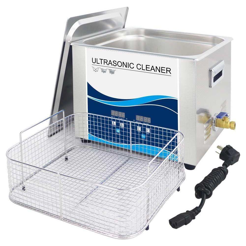 15L Digital Ultrasonic Cleaner Jewelry Ultra Sonic Bath Degas Parts Cleaning - Magdasmall