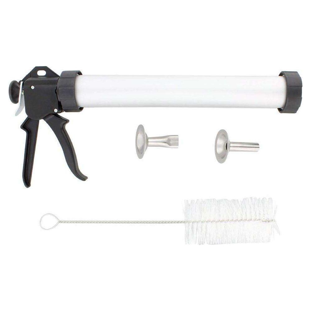 15" Beef Jerky Gun Food Grade Aluminium - Homemade Sausage Making Cannon Kit - Magdasmall