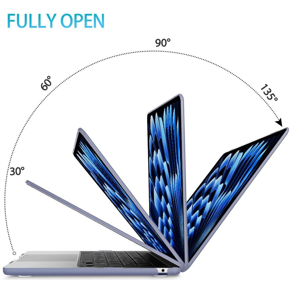 15 inch Air 2023 MacBook Air Matte Case  A2941 M2 Chip Hard Shell Case Keyboard Cover - Magdasmall
