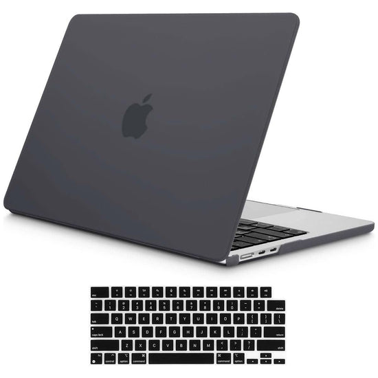15 inch Air 2023 MacBook Air Matte Case  A2941 M2 Chip Hard Shell Case Keyboard Cover Black - Magdasmall