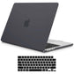 15 inch Air 2023 MacBook Air Matte Case  A2941 M2 Chip Hard Shell Case Keyboard Cover Black - Magdasmall