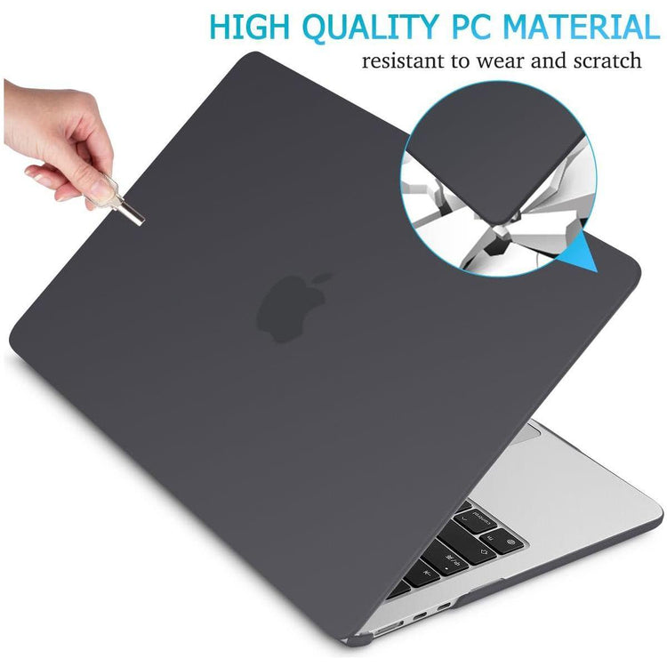 15 inch Air 2023 MacBook Air Matte Case  A2941 M2 Chip Hard Shell Case Keyboard Cover Black - Magdasmall