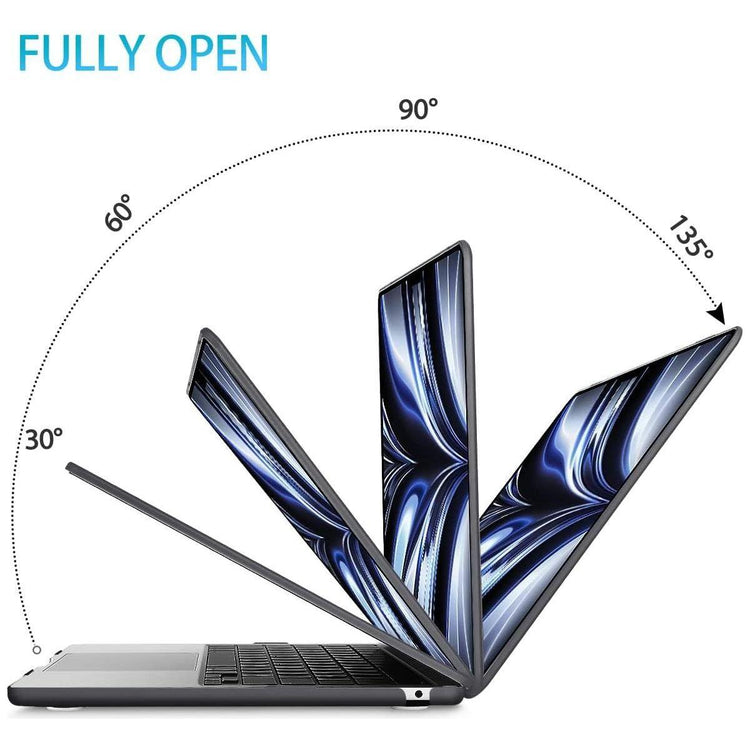 15 inch Air 2023 MacBook Air Matte Case  A2941 M2 Chip Hard Shell Case Keyboard Cover Black - Magdasmall