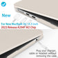 15 inch Air 2023 MacBook Air Matte Case  A2941 M2 Chip Hard Shell Case Keyboard Cover Grey - Magdasmall