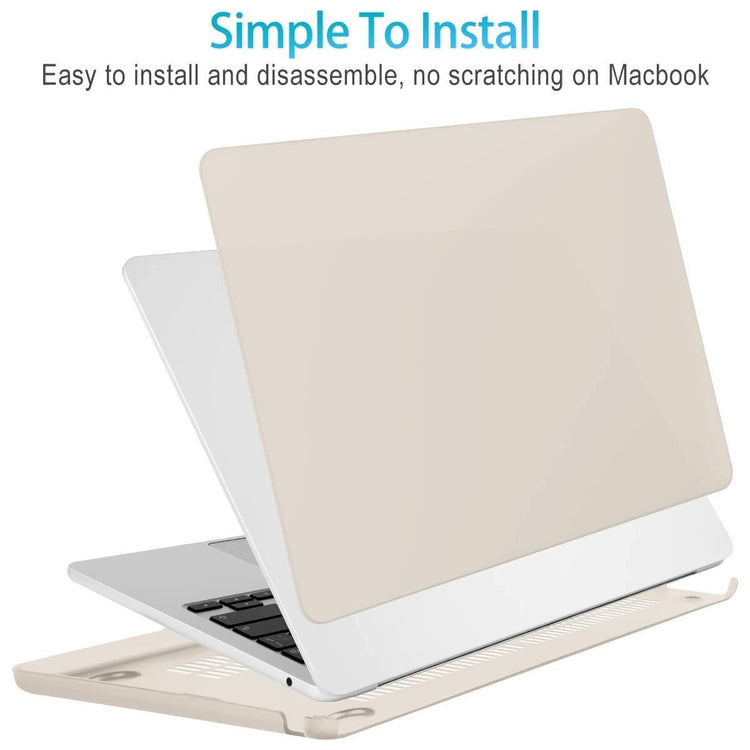15 inch Air 2023 MacBook Air Matte Case  A2941 M2 Chip Hard Shell Case Keyboard Cover Grey - Magdasmall