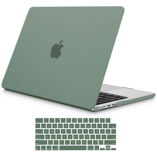 15 inch Air 2023 MacBook Air Matte Case  A2941 M2 Chip Hard Shell Case Keyboard Cover Midnight Green - Magdasmall