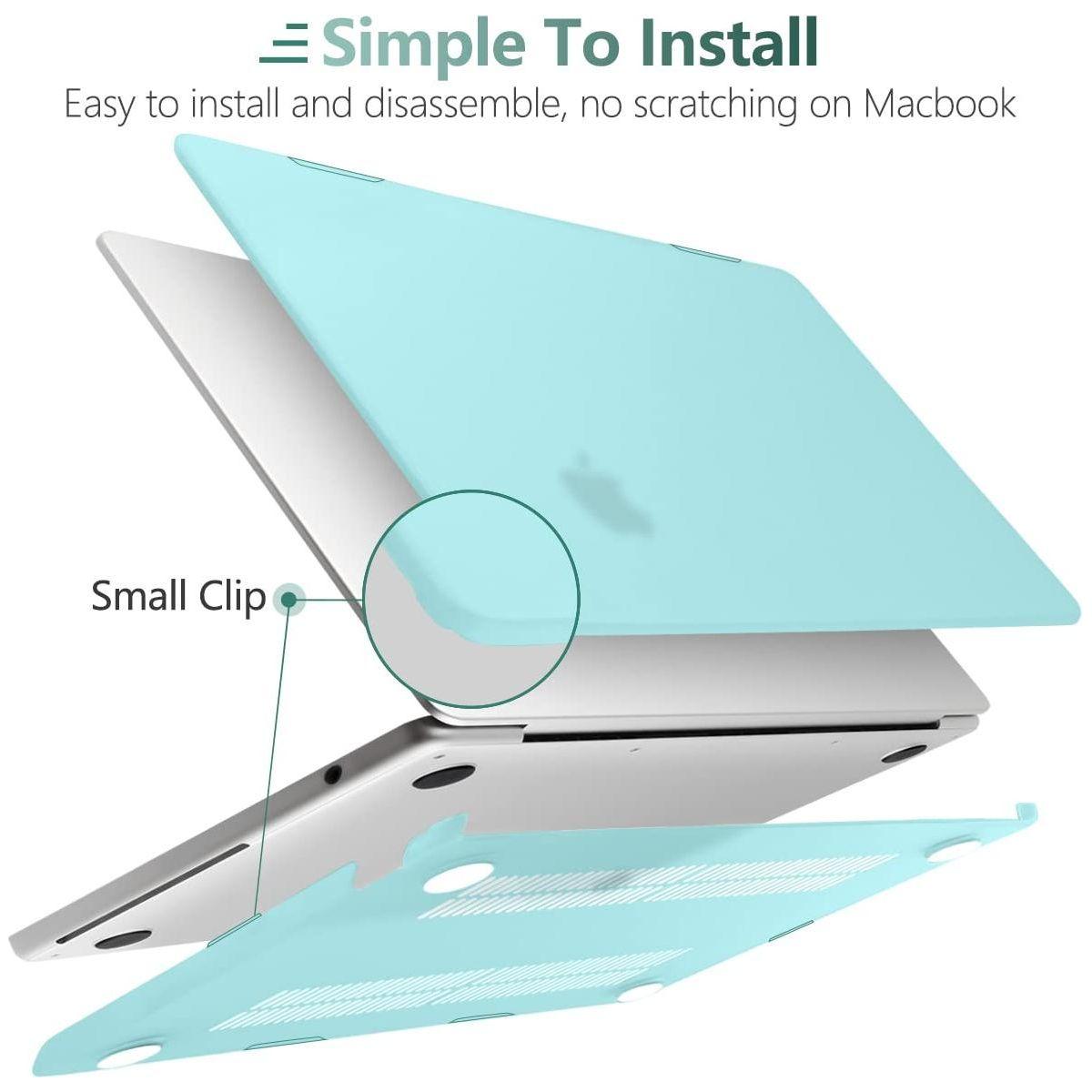 15 inch Air 2023 MacBook Air Matte Case  A2941 M2 Chip Hard Shell Case Keyboard Cover Sky Blue - Magdasmall