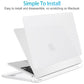 15 inch Air 2023 MacBook Air Matte Case  A2941 M2 Chip Hard Shell Case Keyboard Cover White - Magdasmall