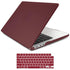 15 inch Air 2023 MacBook Air Matte Case  A2941 M2 Chip Hard Shell Case Keyboard Cover Wine Red - Magdasmall