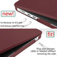 15 inch Air 2023 MacBook Air Matte Case  A2941 M2 Chip Hard Shell Case Keyboard Cover Wine Red - Magdasmall