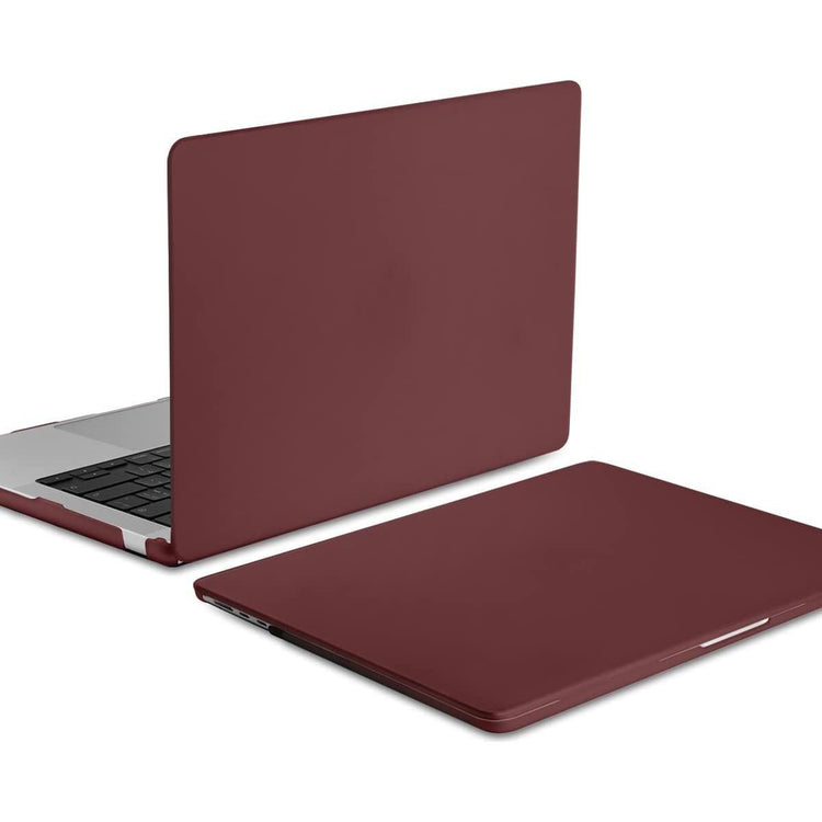 15 inch Air 2023 MacBook Air Matte Case  A2941 M2 Chip Hard Shell Case Keyboard Cover Wine Red - Magdasmall